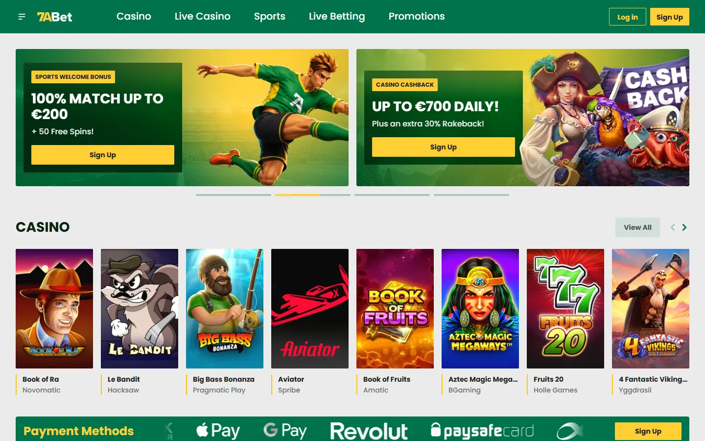 7abet main page as captured